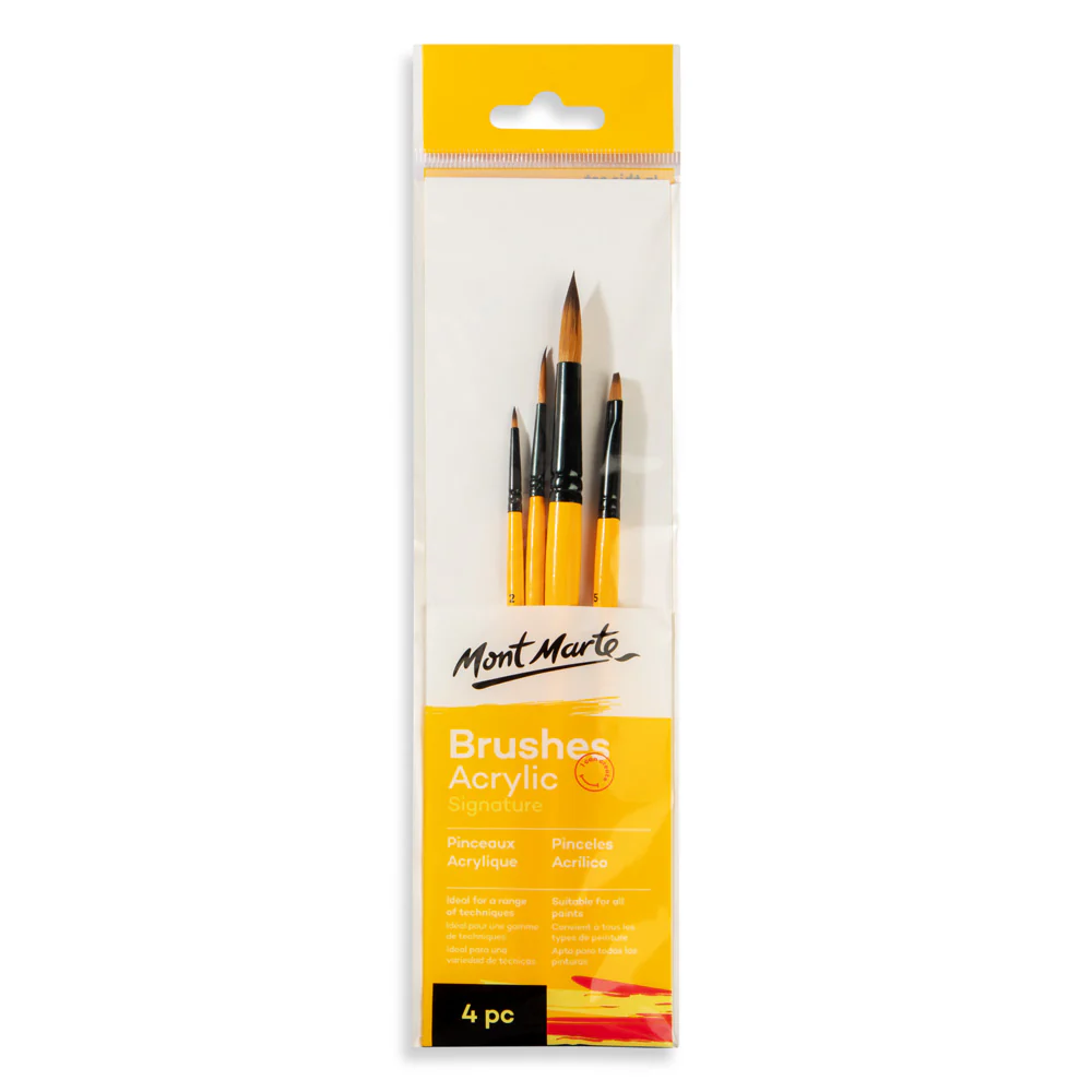 Acrylic Brushes Signature 4pc