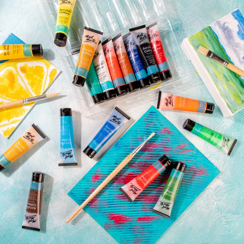 Acrylic Colour Paint Set Signature 18pc x 36ml - Image 9