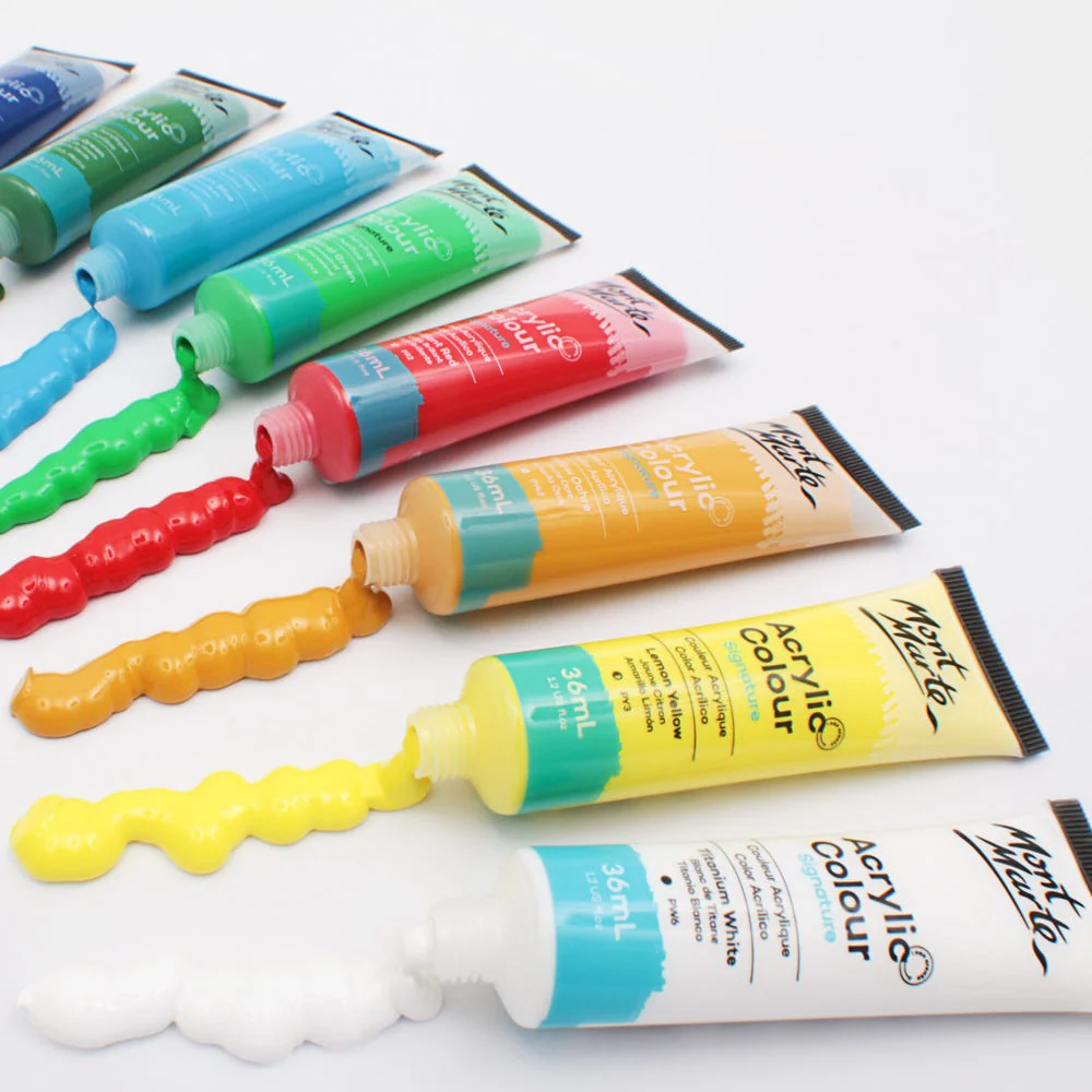 Acrylic Colour Paint Set Signature 24pc x 36ml - Image 5