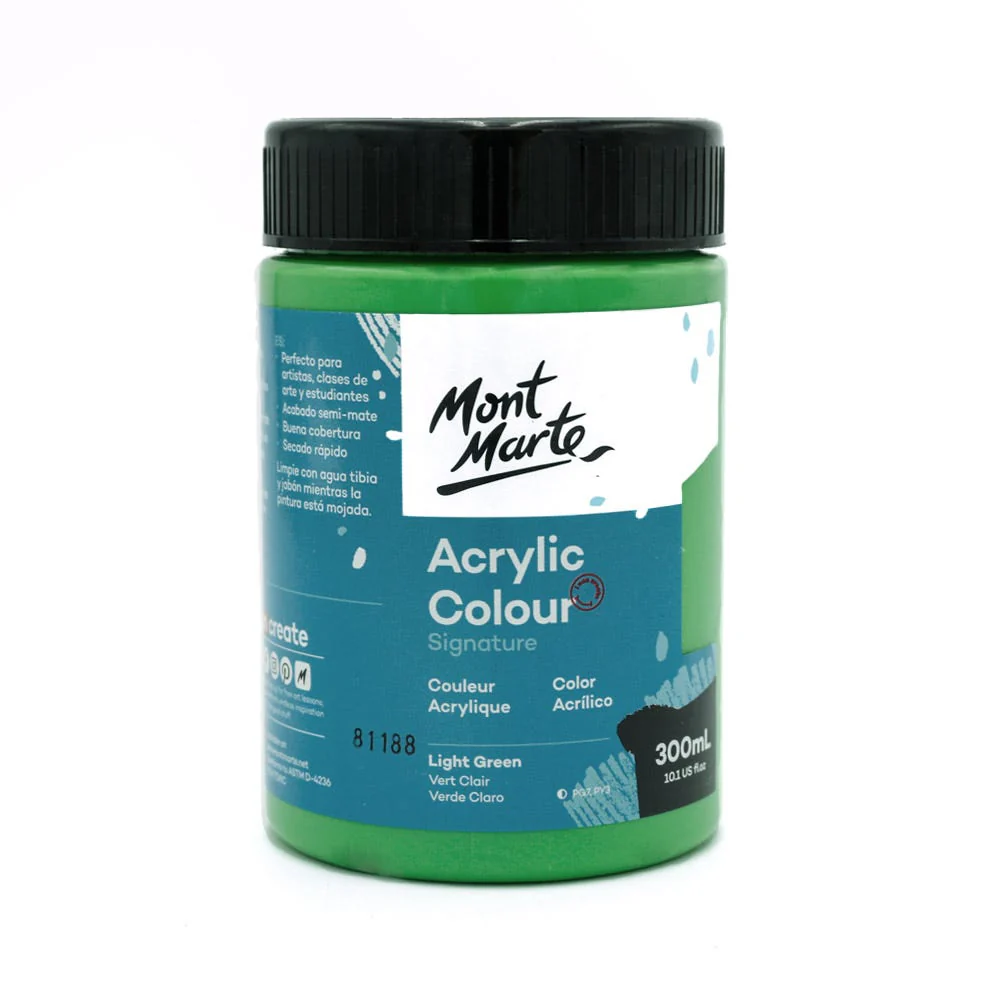 Acrylic Colour Paint Signature 300ml - Light Green
