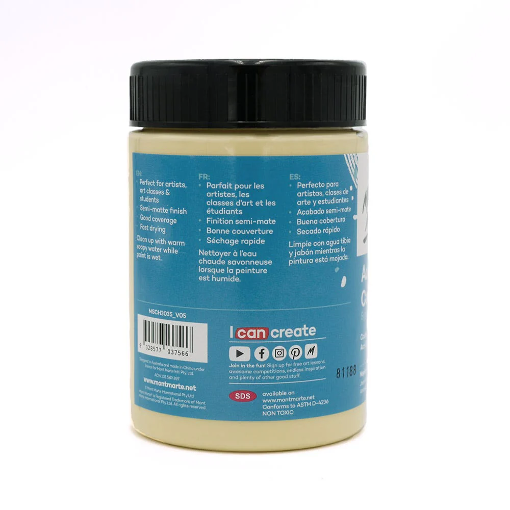 Acrylic Colour Paint Signature 300ml - Naples Yellow - Image 2