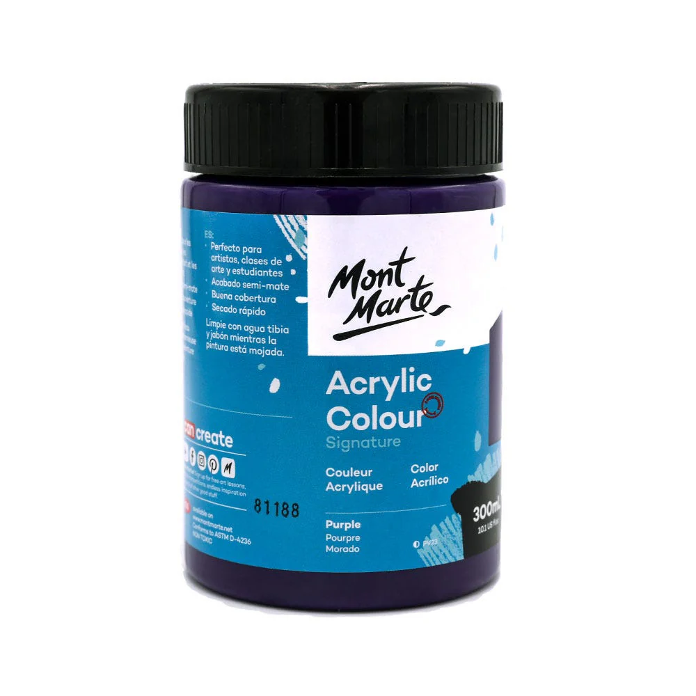 Acrylic Colour Paint Signature 300ml - Purple