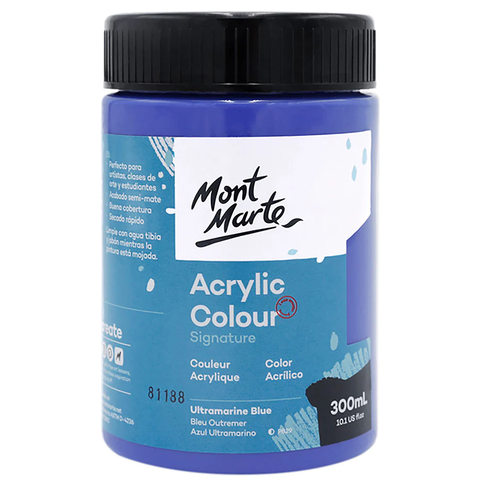 Acrylic Colour Paint Signature 300ml - Ultramarine Blue