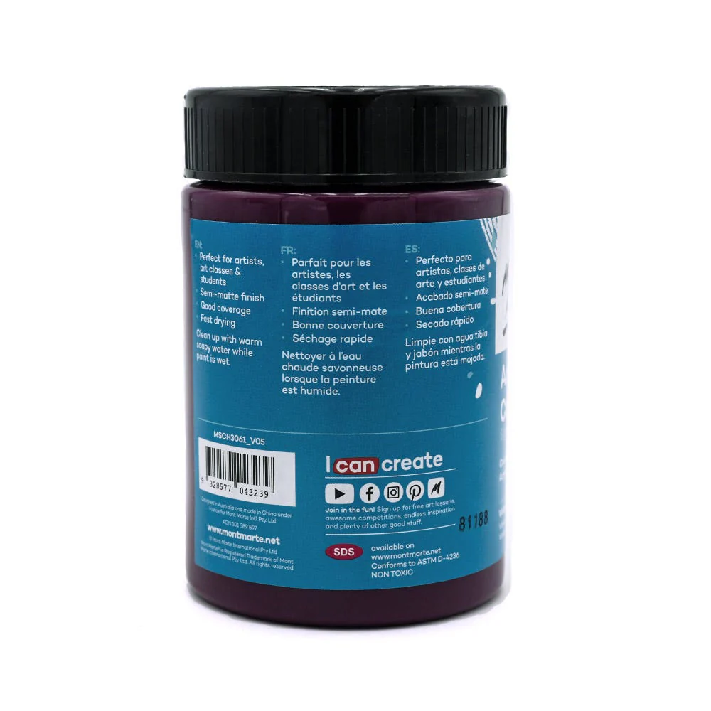 Acrylic Colour Paint Signature 300ml - Violet - Image 2