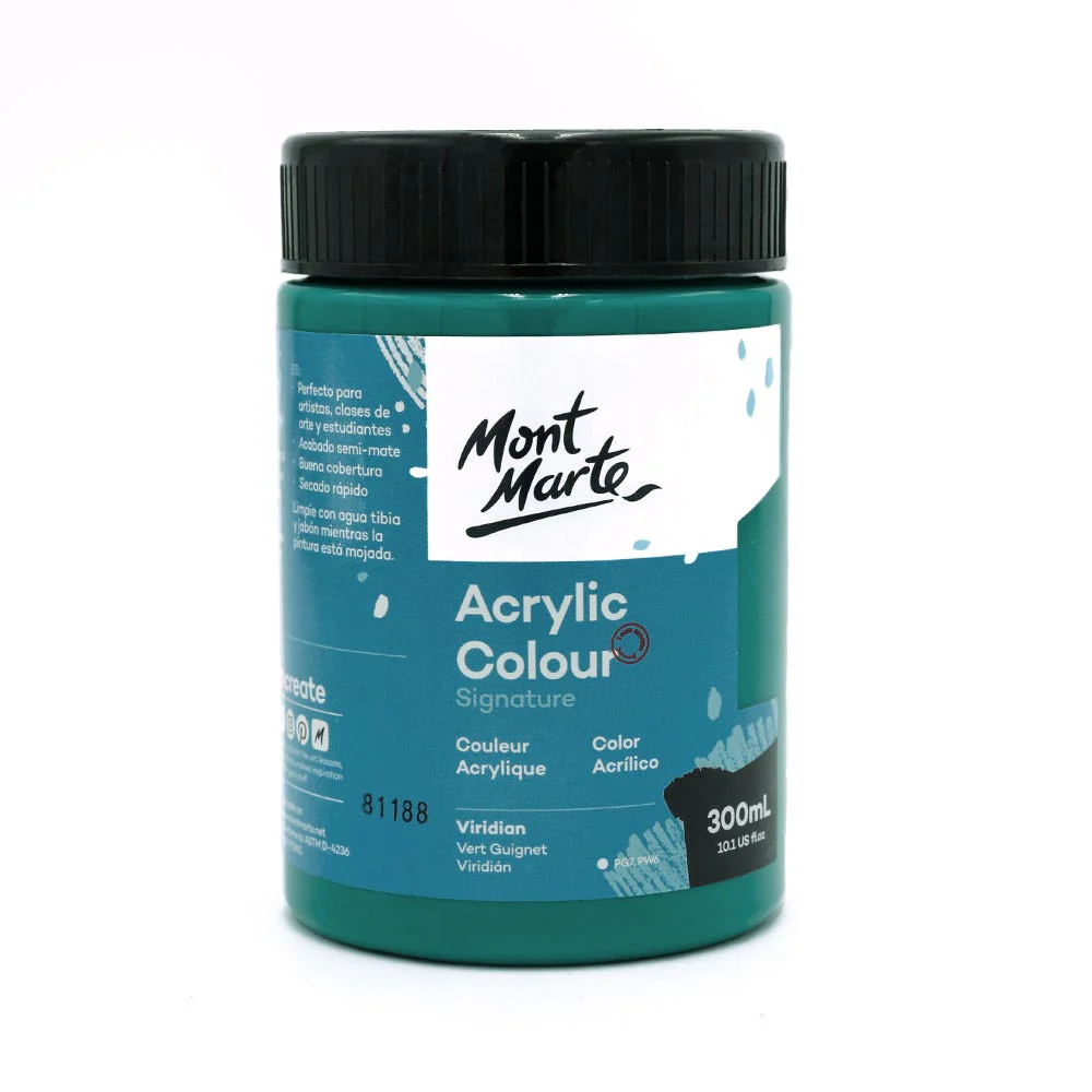 Acrylic Colour Paint Signature 300ml - Viridian