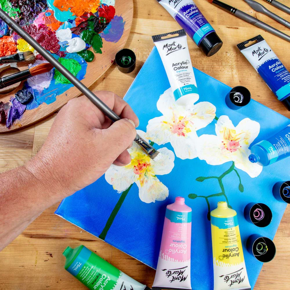 Acrylic Colour Paint Signature 75ml - Phthalo Blue - Image 6