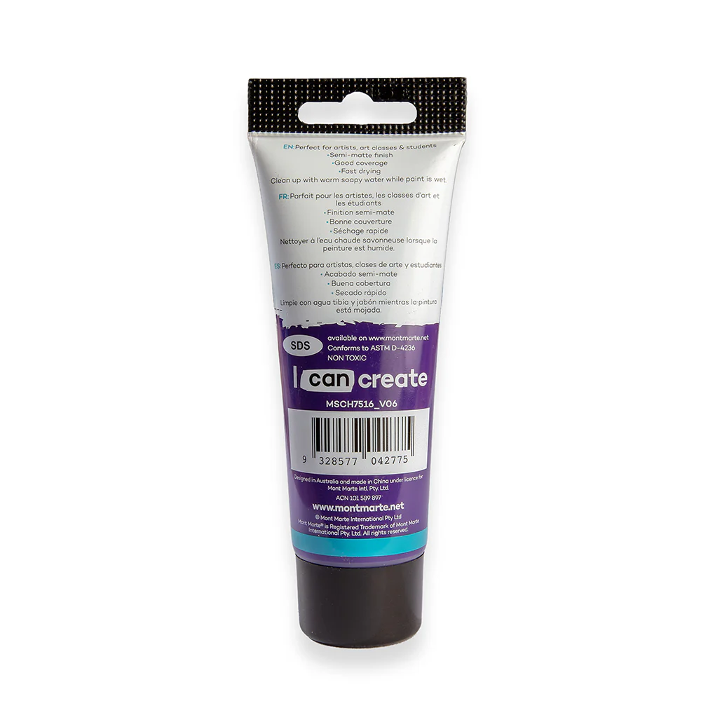 Acrylic Colour Paint Signature 75ml Tube - Purple - Image 4