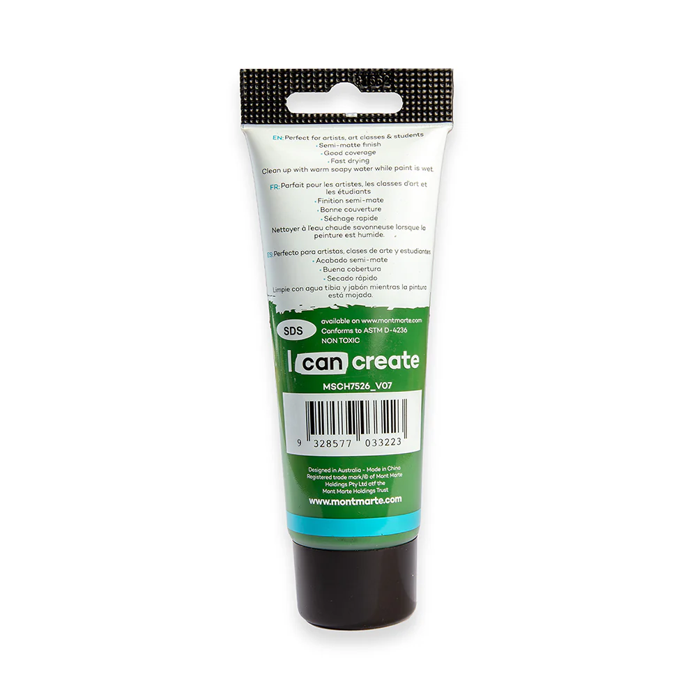 Acrylic Colour Paint Signature 75ml Tube - Sap Green - Image 4