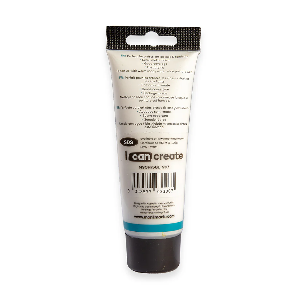 Acrylic Colour Paint Signature 75ml - Titanium White - Image 4