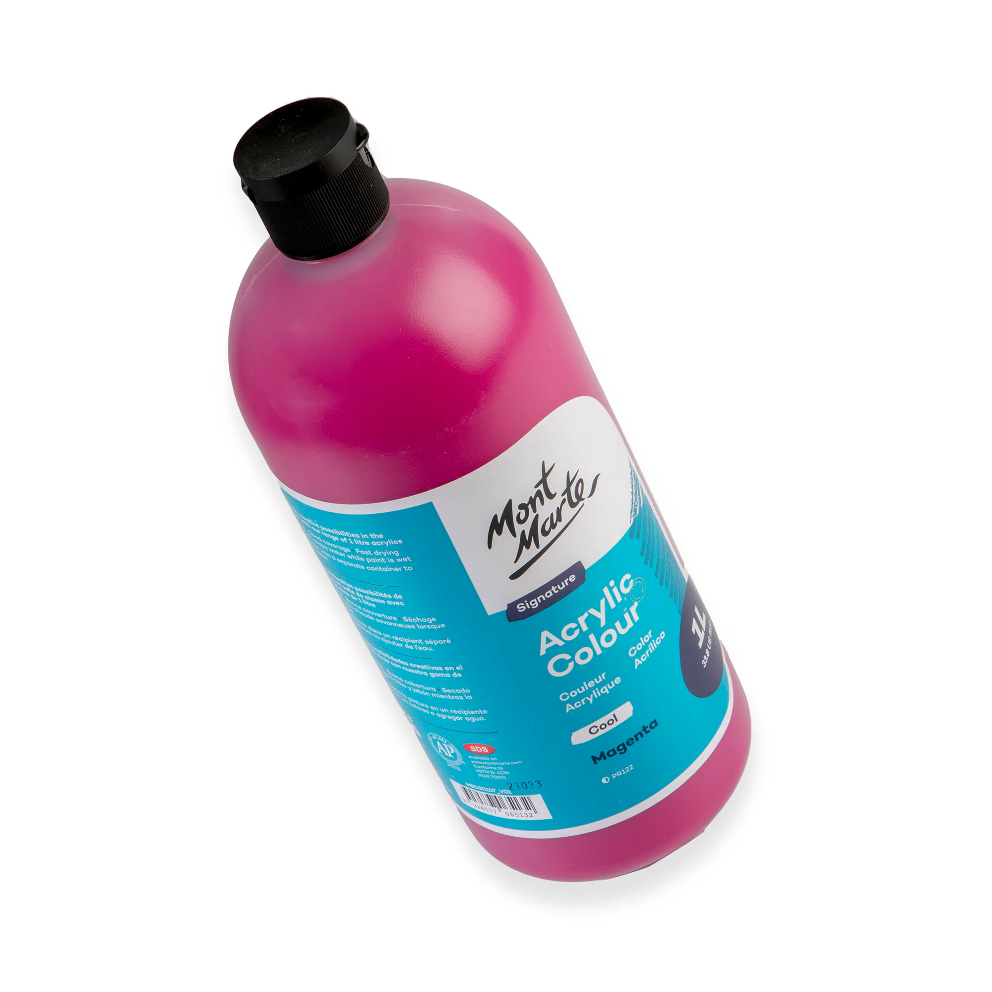 Acrylic Colour Signature 1L Squeeze Bottle - Magenta - Image 3