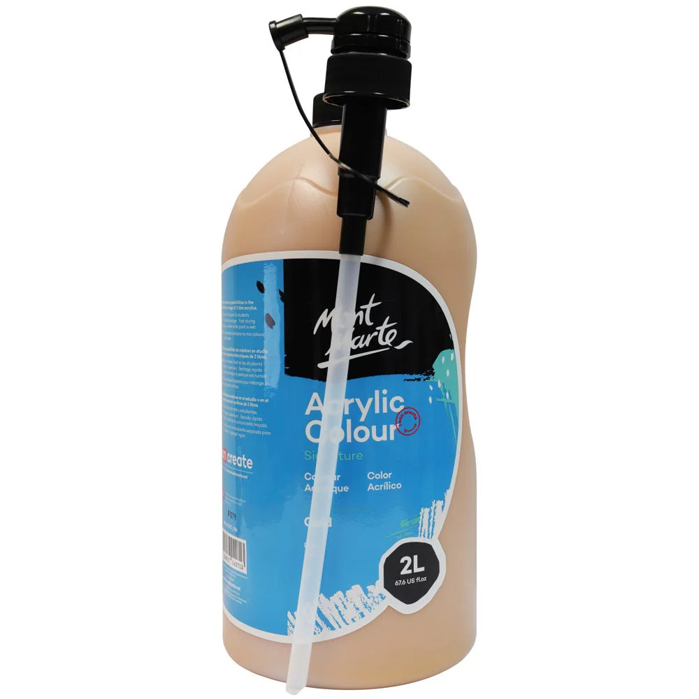 Acrylic Colour Paint Signature 2L Bottle with Pump – Gold