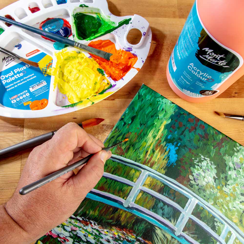 Acrylic Colour Paint Signature 2L Bottle with Pump – Orange - Image 8