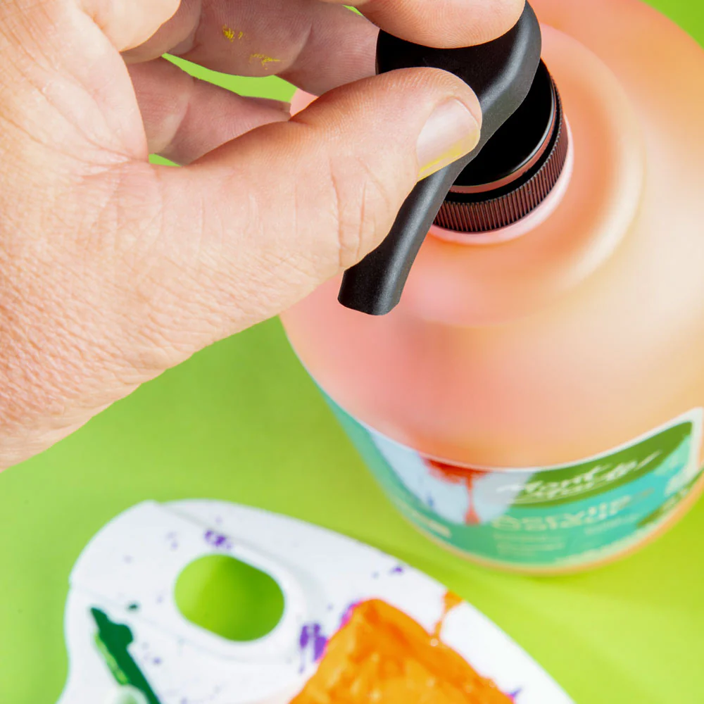 Acrylic Colour Paint Signature 2L Bottle with Pump – Orange - Image 9