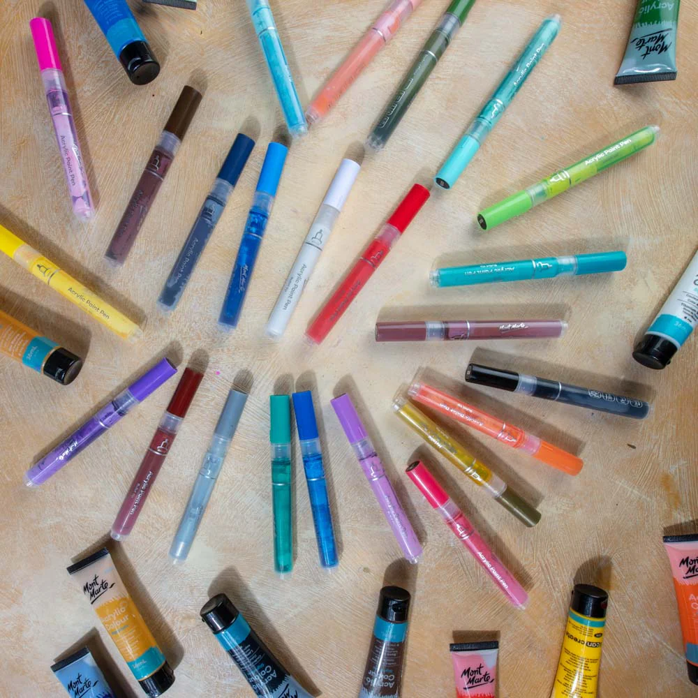 Acrylic Paint Pens in Case Broad Tip Signature 24pc - Image 10