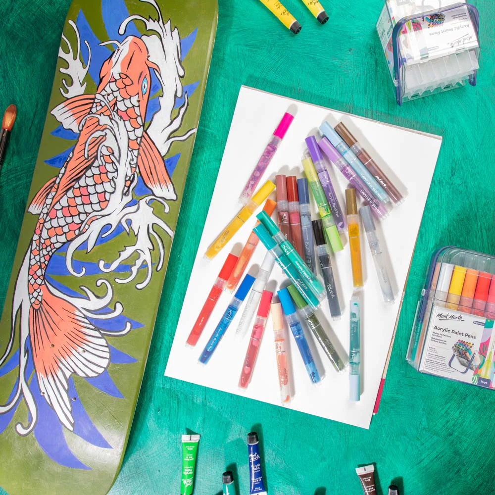 Acrylic Paint Pens in Case Broad Tip Signature 48pc - Image 8