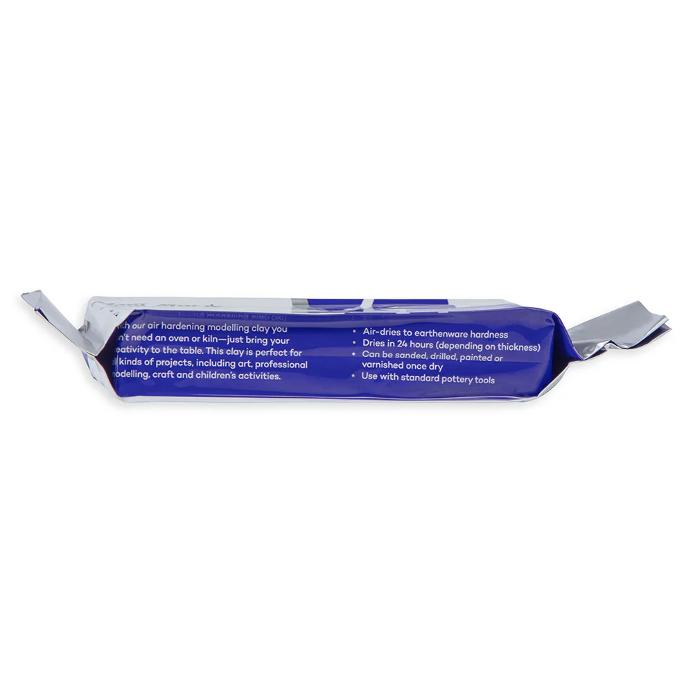 Air Hardening Modelling Clay Premium 250g - White - Image 4