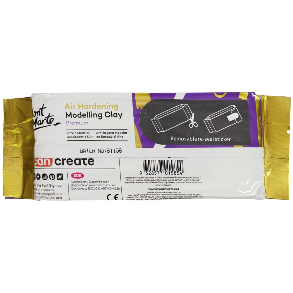 Air Hardening Modelling Clay Premium 500g - Terracotta - Image 6