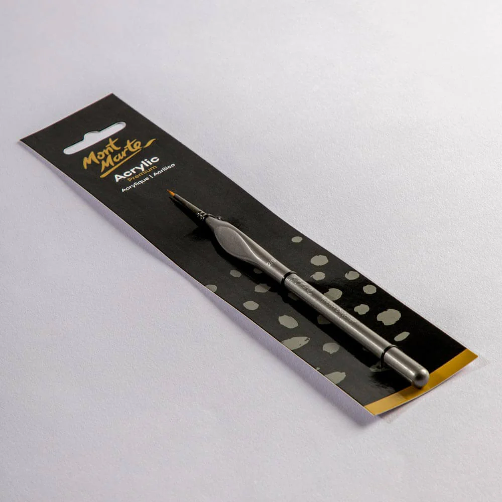 Artist Acrylic Brush Premium Taklon Detailer 2/0 - Image 3