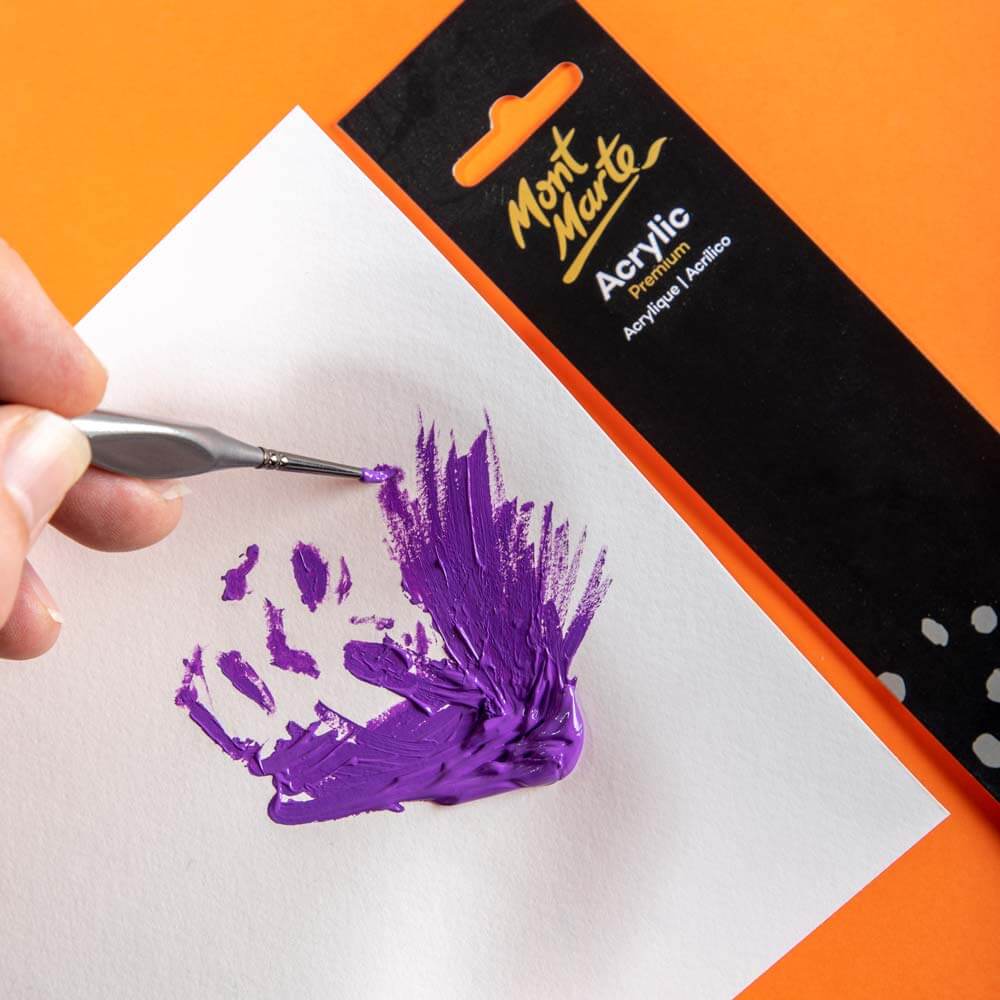 Artist Acrylic Brush Premium Taklon Detailer 2/0 - Image 5