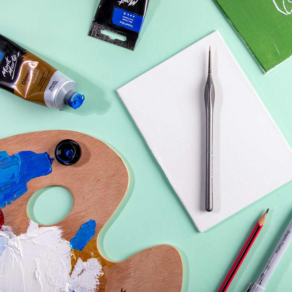 Artist Acrylic Brush Premium Taklon Detailer 2/0 - Image 8