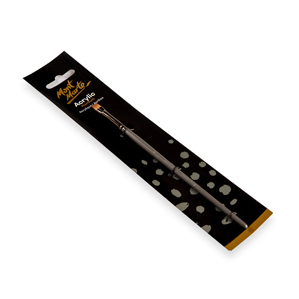 Artist Acrylic Brush Premium Taklon Short Bright 6 - Image 6
