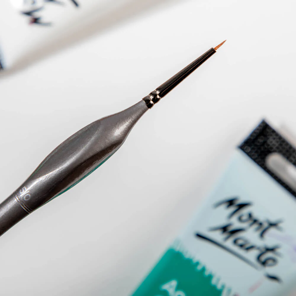 Artist Acrylic Brush Taklon Detailer 5/0 - Image 2