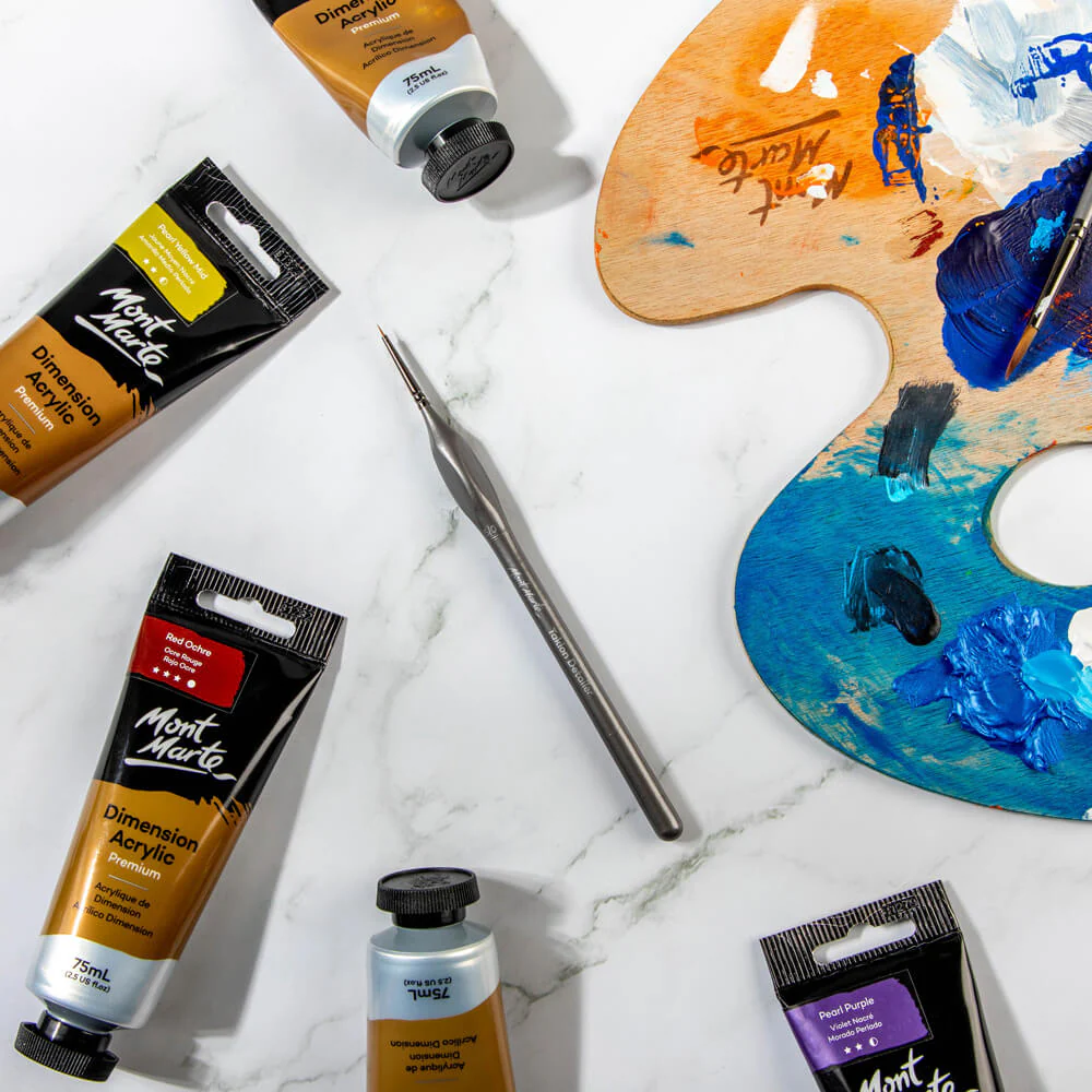 Artist Acrylic Brush Taklon Detailer 5/0 - Image 6