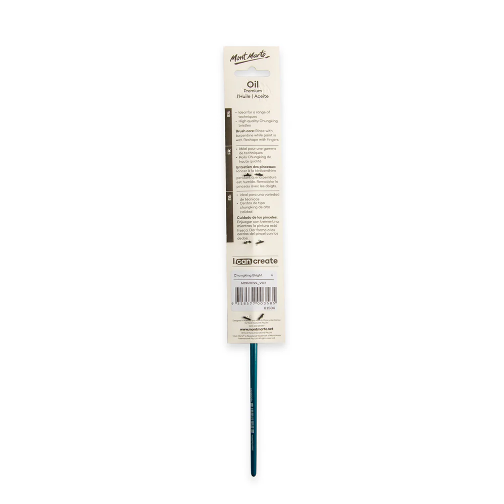 Artist Oil Brush Premium Chungking Bright 6 - Image 4