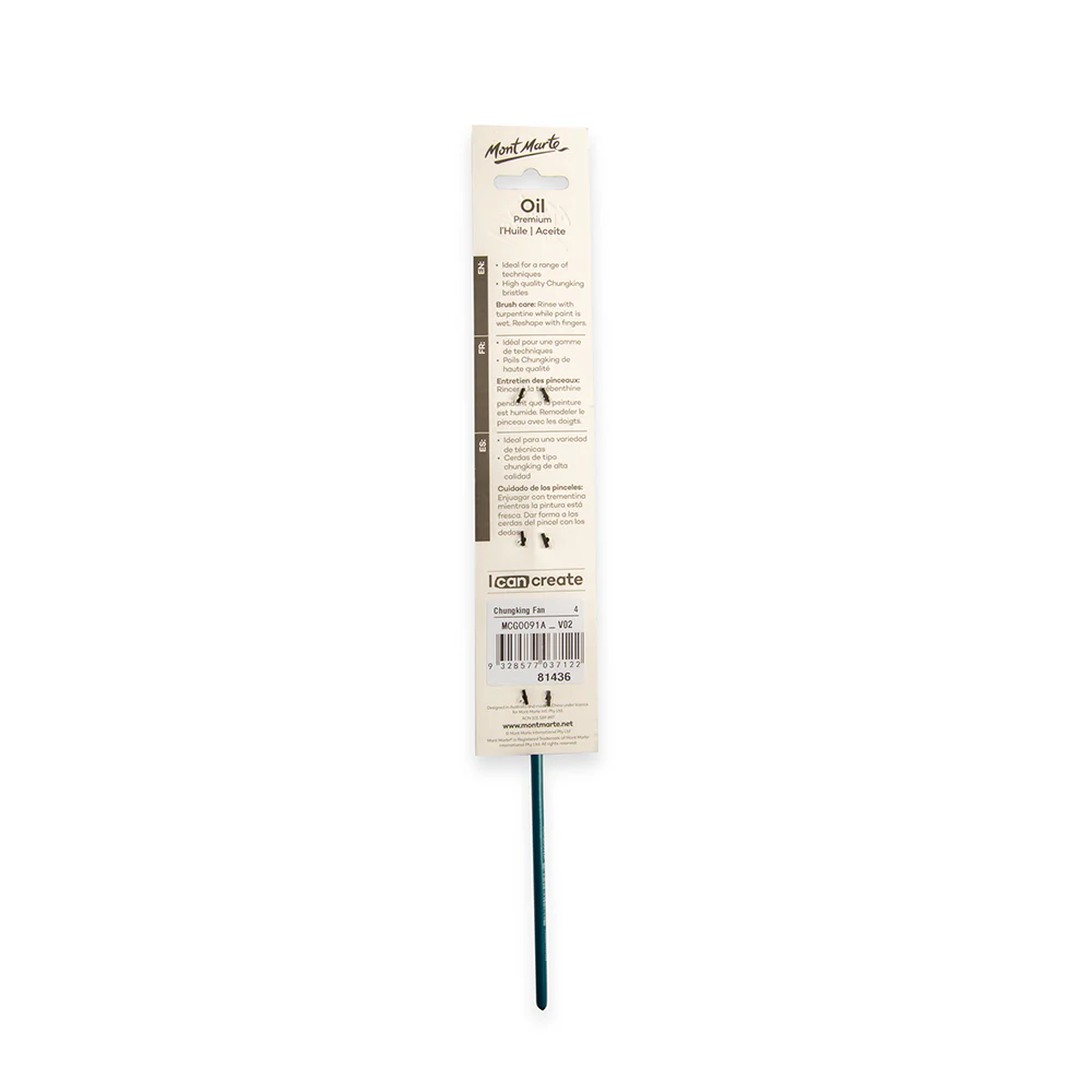 Artist Oil Brush Premium Chungking Fan 4 - Image 4