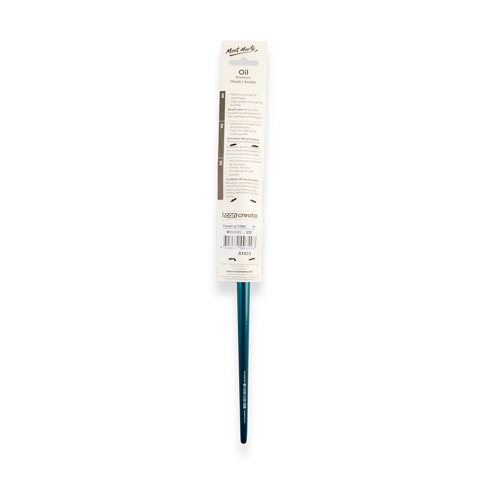 Artist Oil Brush Premium Chungking Filbert 24 - Image 4