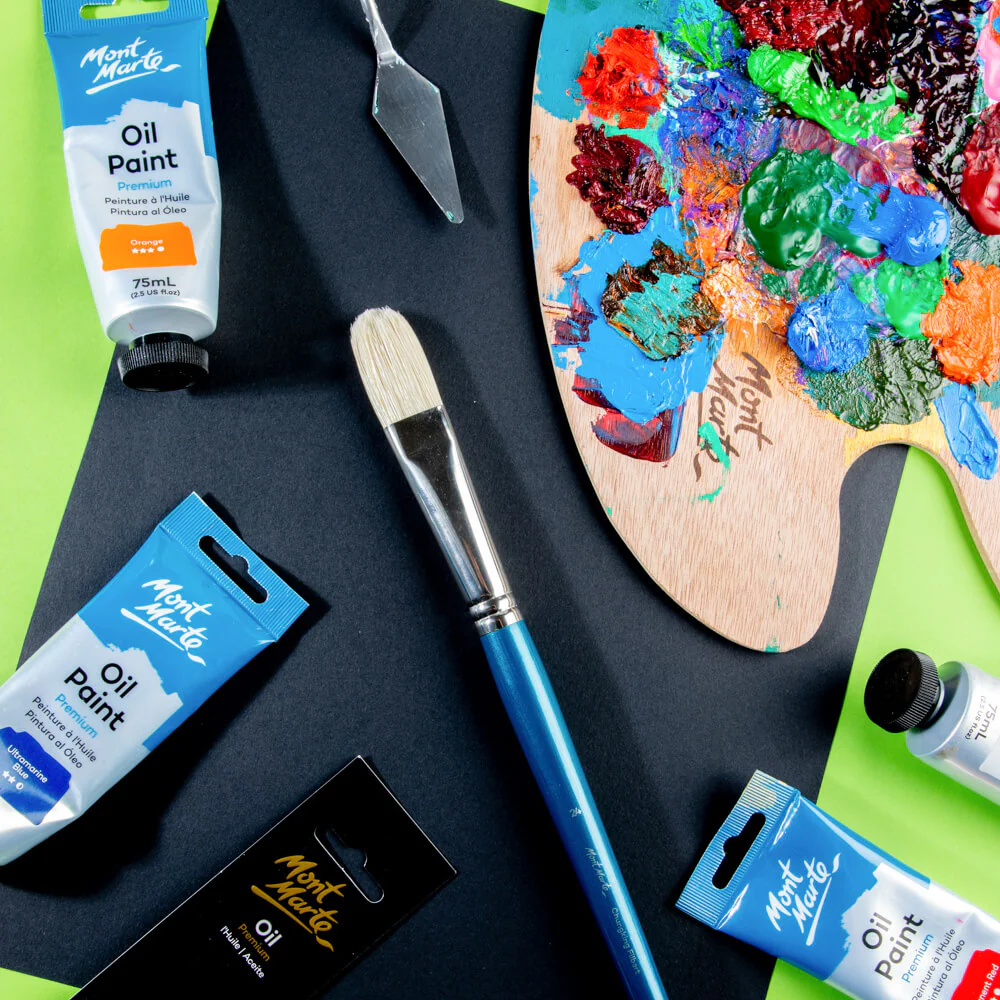 Artist Oil Brush Premium Chungking Filbert 24 - Image 8