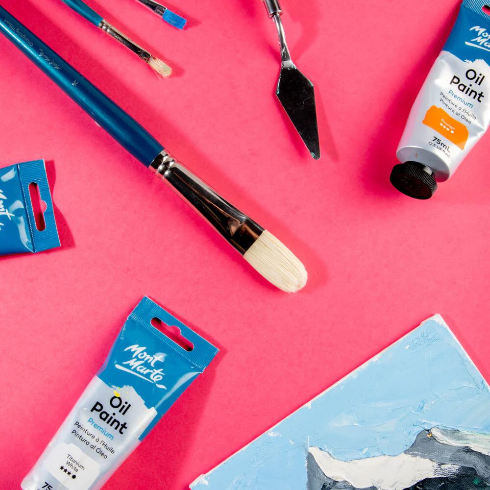 Artist Oil Brush Premium Chungking Filbert 24 - Image 9