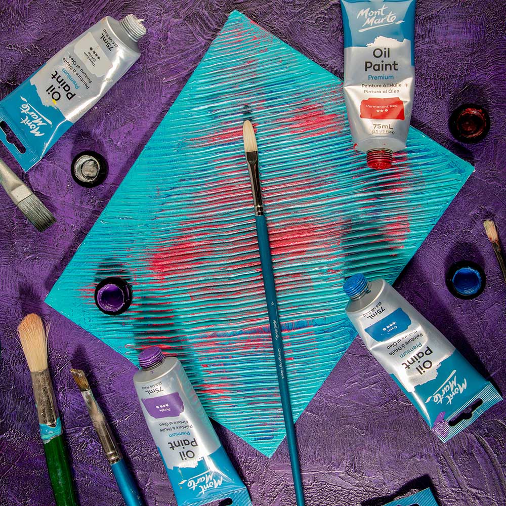 Artist Oil Brush Premium Chungking Filbert 6 - Image 9