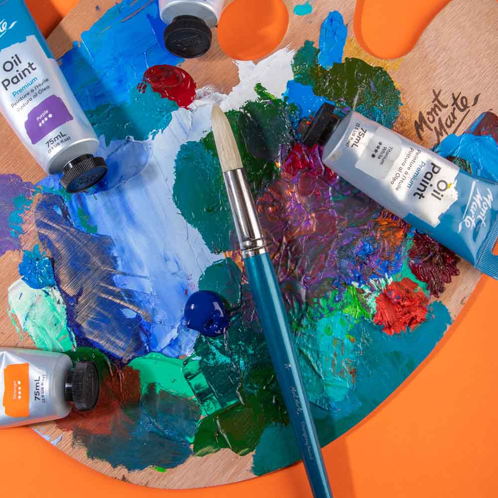 Artist Oil Brush Premium Chungking Round 24 - Image 10