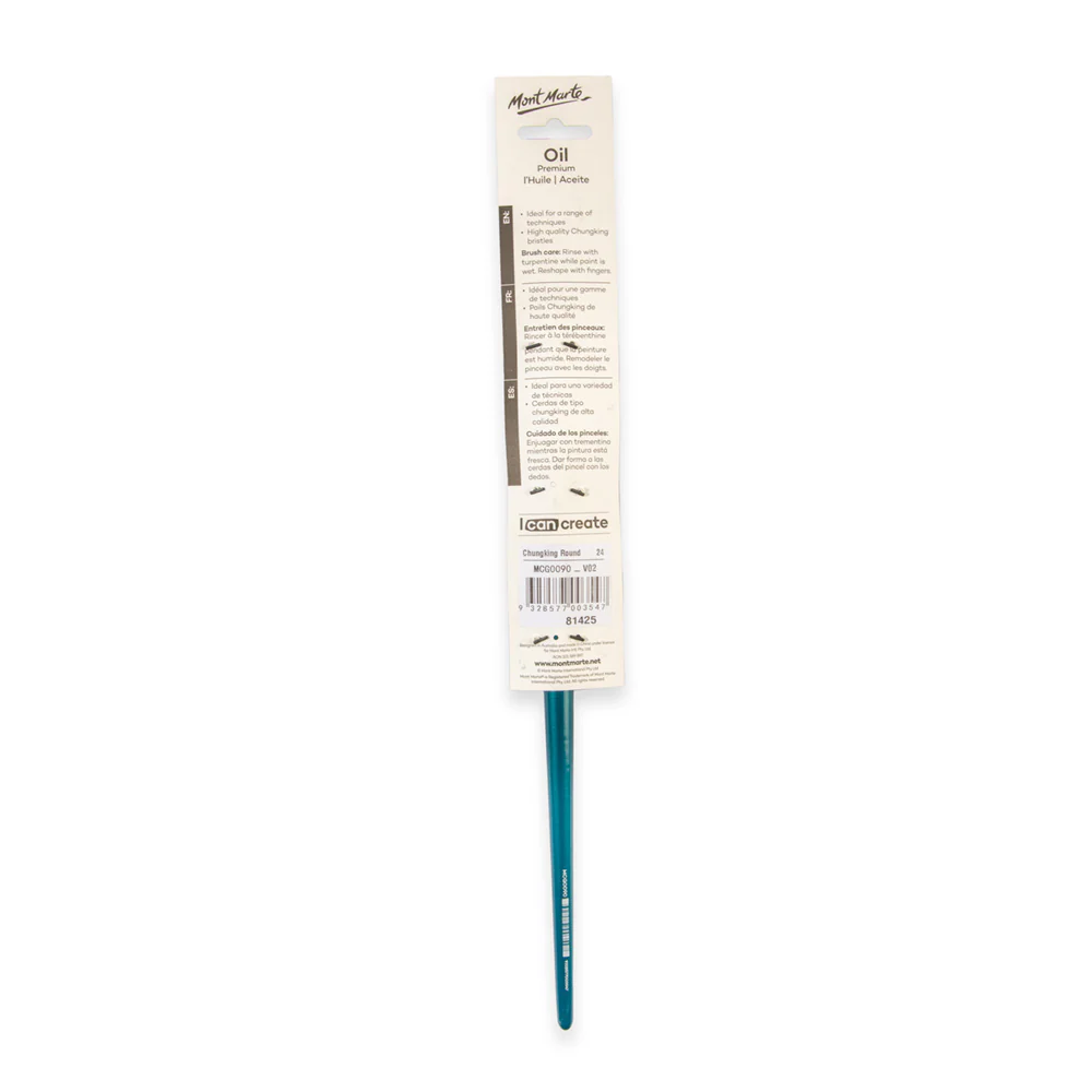 Artist Oil Brush Premium Chungking Round 24 - Image 4