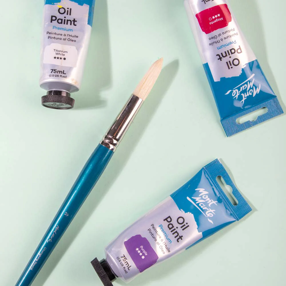 Artist Oil Brush Premium Chungking Round 24 - Image 5