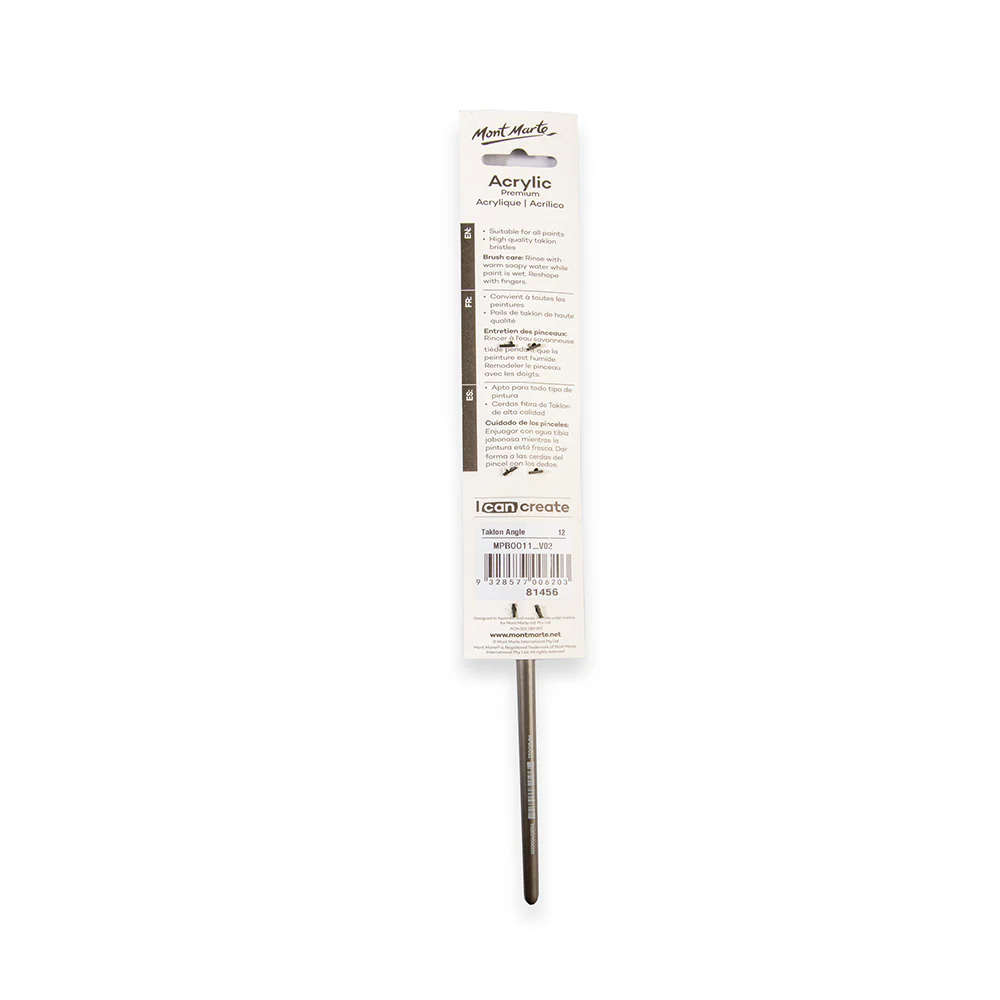 Artist Brush Premium Taklon Angle 12 - Image 5
