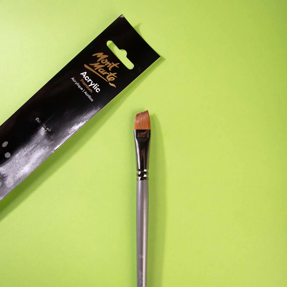 Artist Brush Premium Taklon Angle 16 - Image 2
