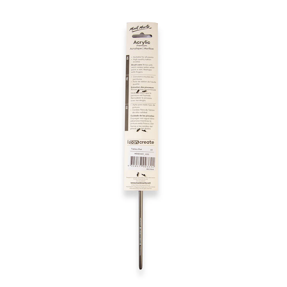 Artist Brush Premium Taklon Angle 16 - Image 4