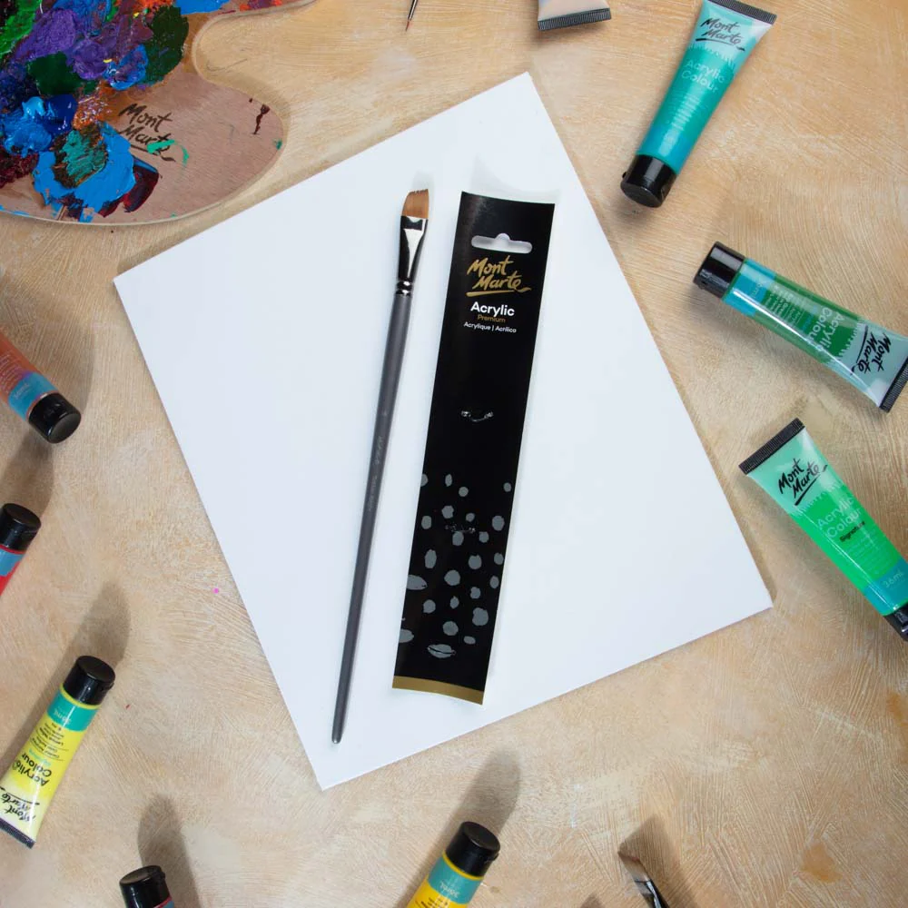 Artist Brush Premium Taklon Angle 16 - Image 8