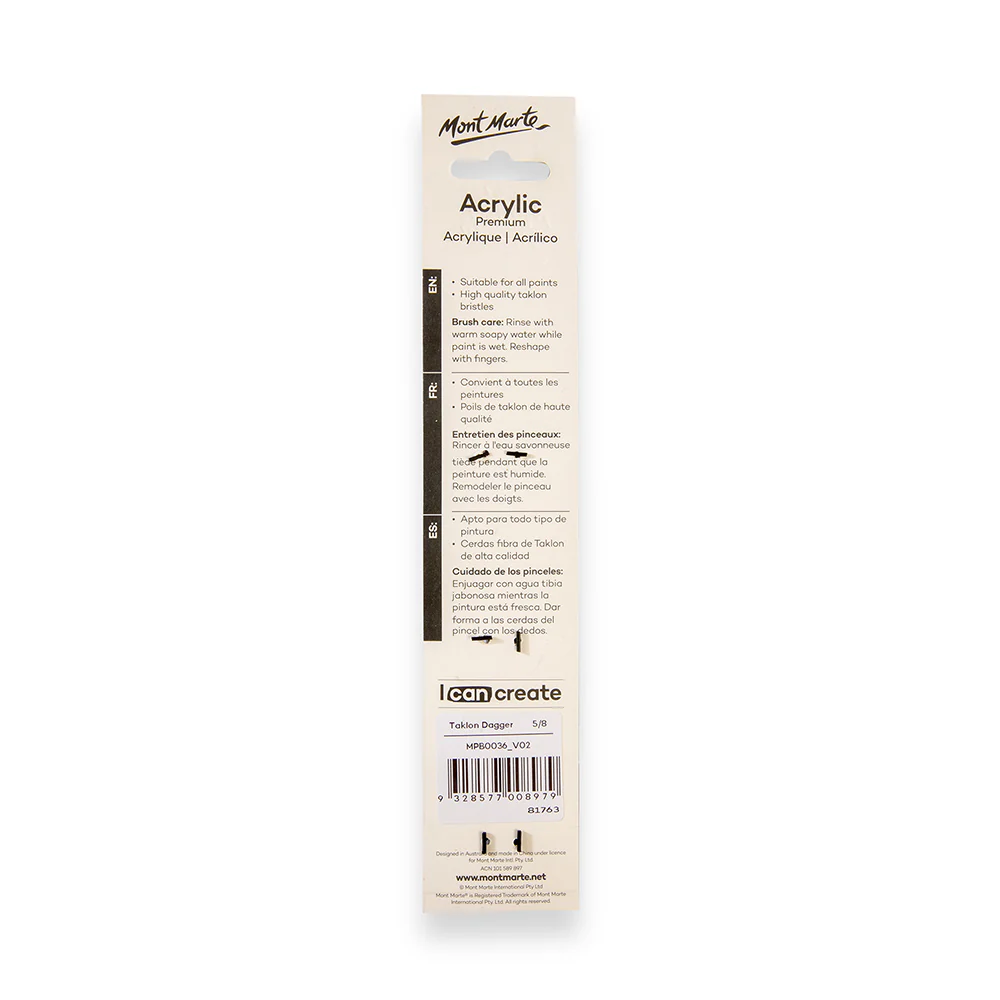 Artist Brush Premium Taklon Dagger Premium 5/8 - Image 4