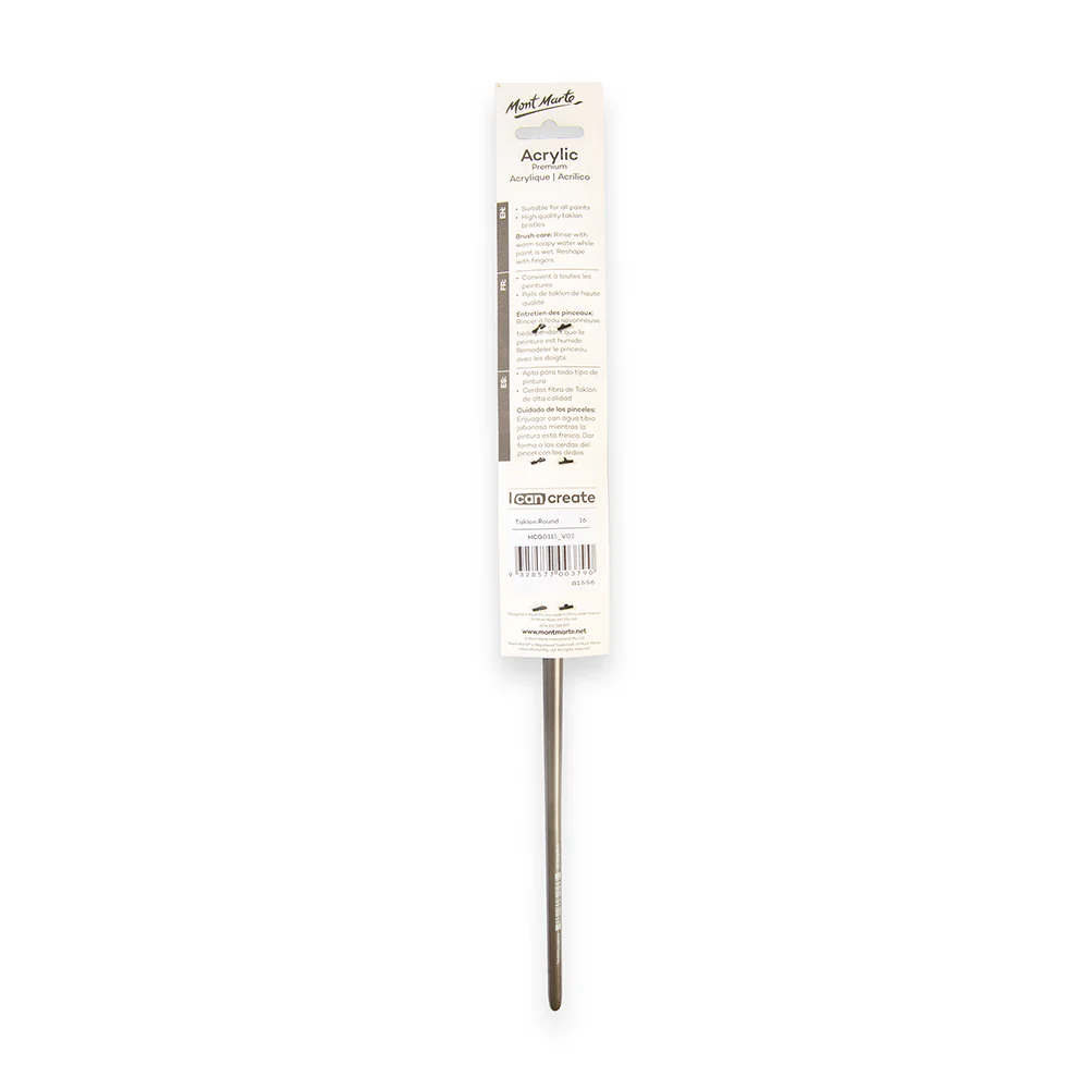 Artist Brush Premium Taklon Round 16 - Image 4