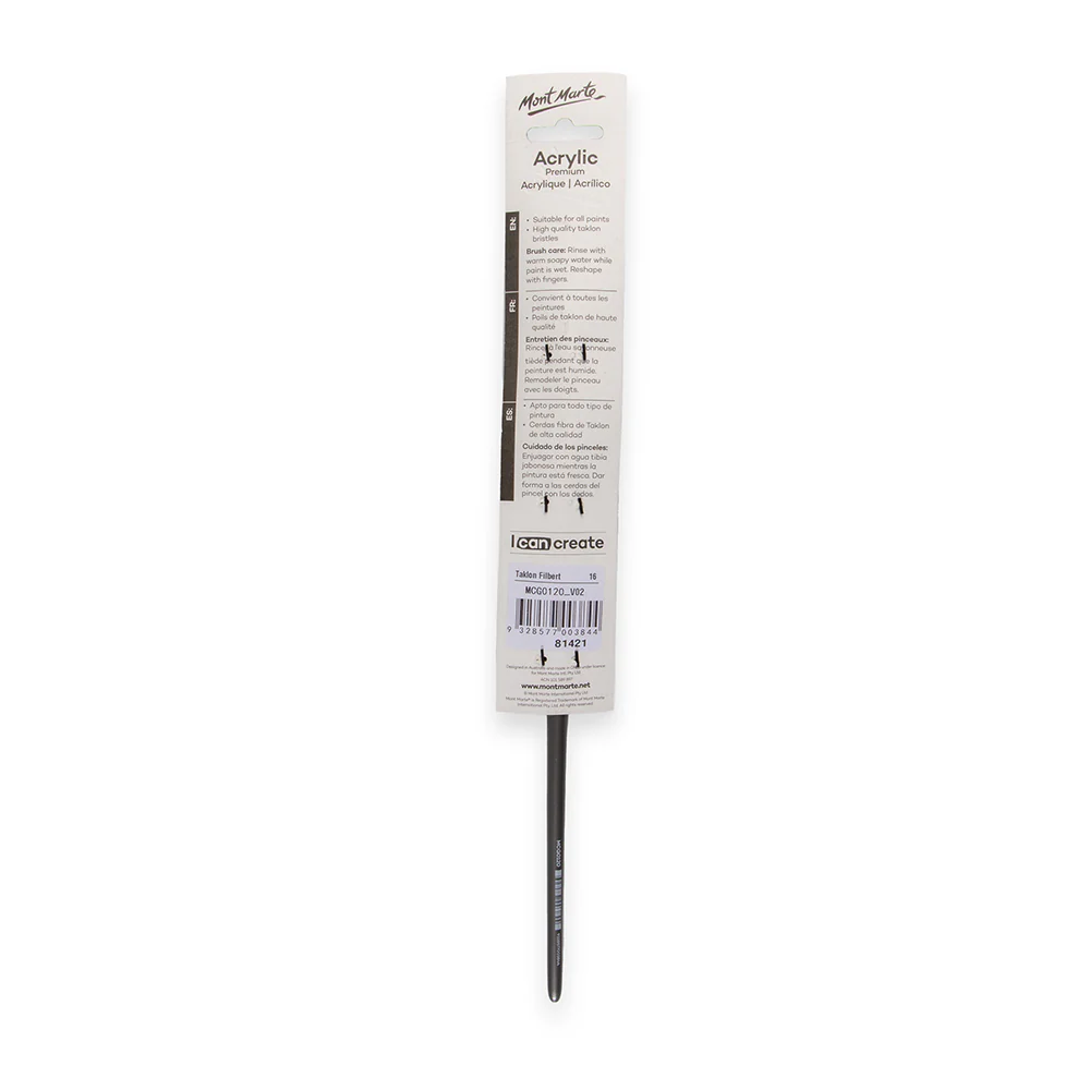 Artist Brush Taklon Filbert Premium 16 - Image 4