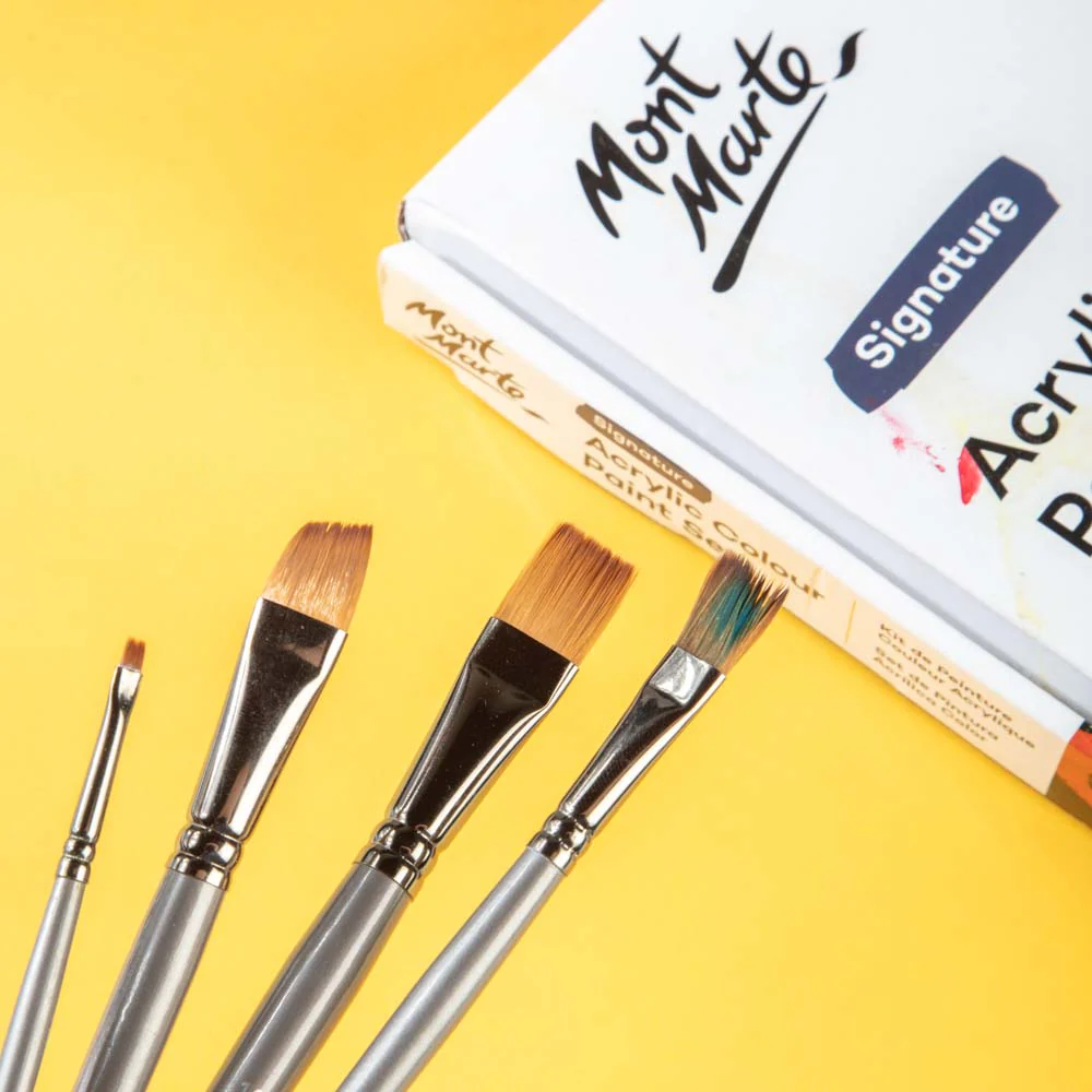 Artist Brush Taklon Short Bright 16 - Image 5