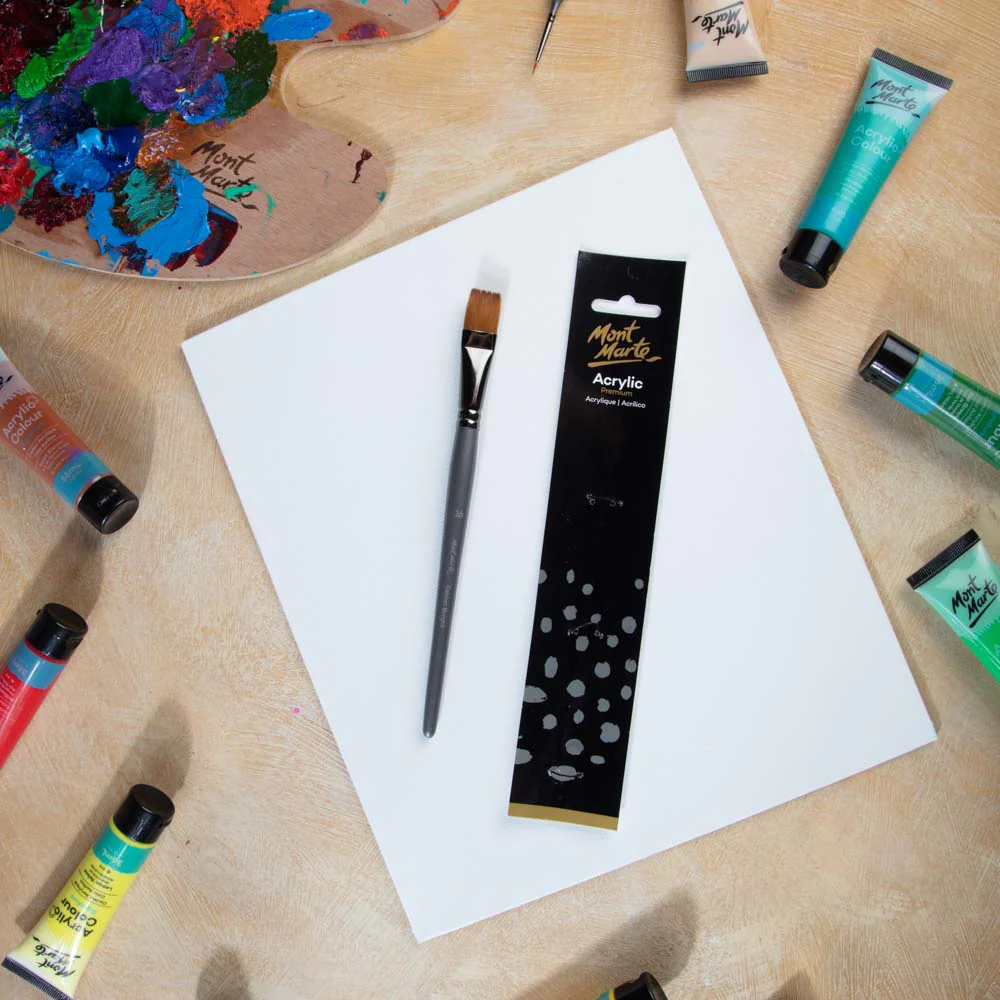 Artist Brush Taklon Short Bright 16 - Image 8