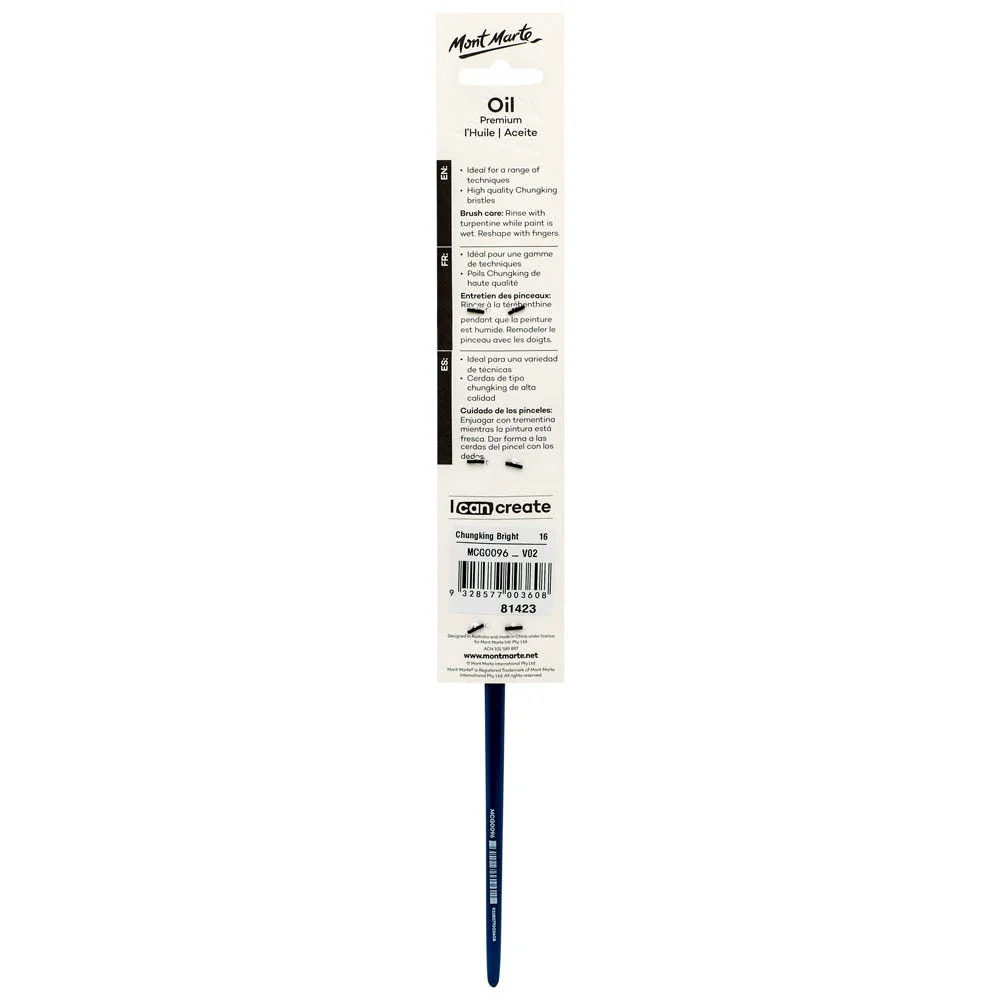Artist Oil Brush Premium Chungking Bright 16 - Image 2