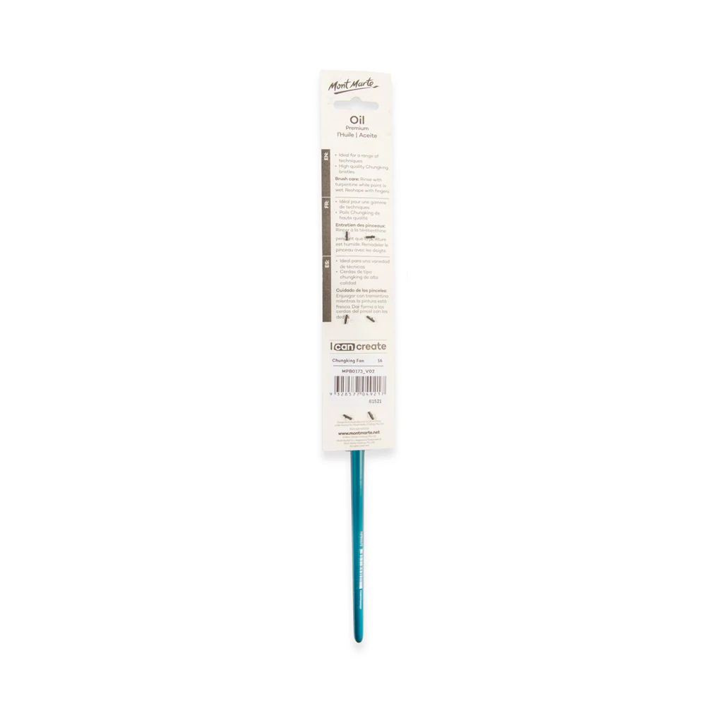 Artist Oil Brush Premium Chungking Fan 16 - Image 4