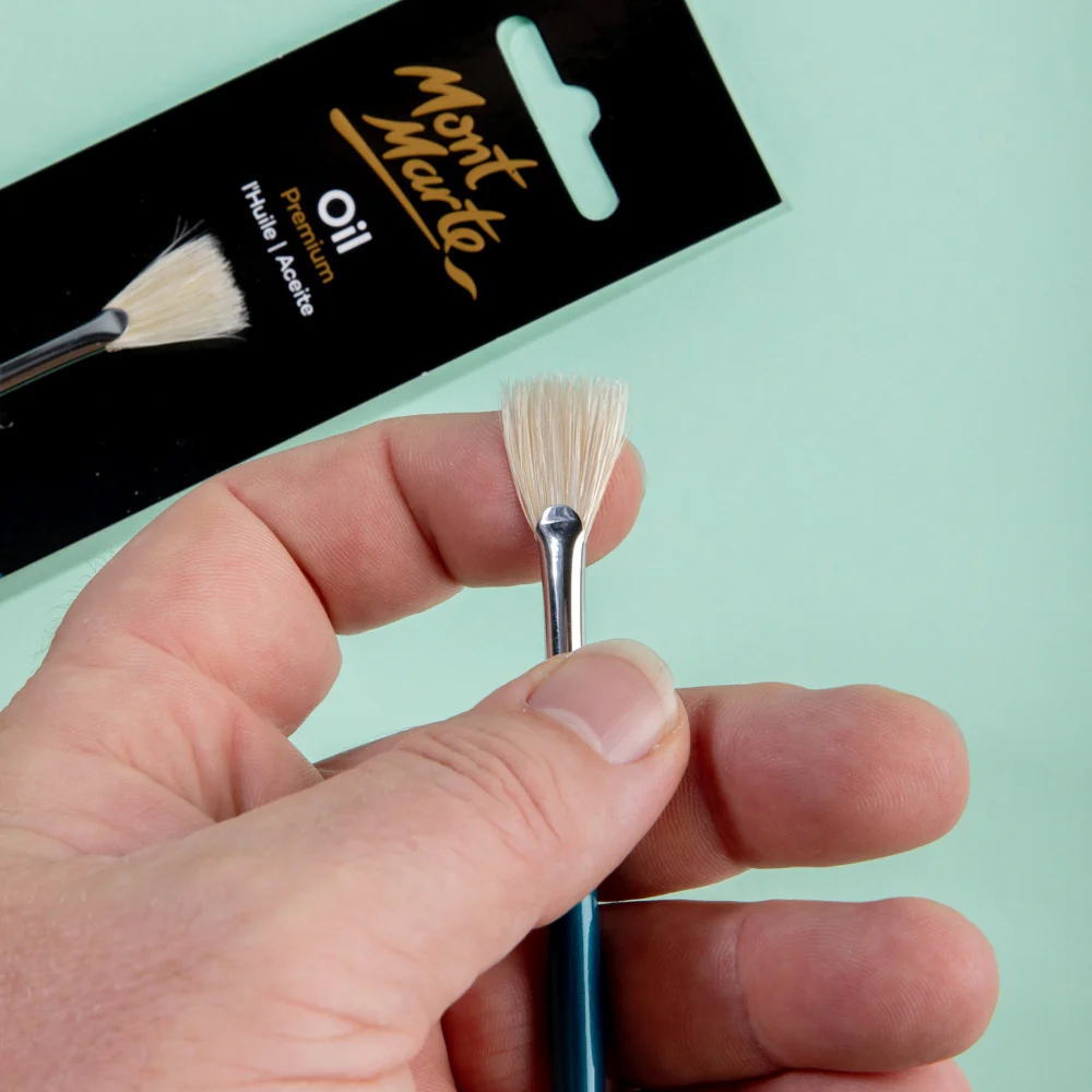 Artist Oil Brush Premium Chungking Fan Narrow 0 - Image 5