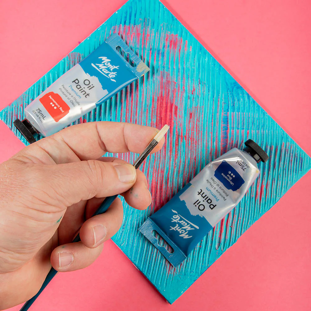 Artist Oil Brush Premium Chungking Flat 0 - Image 6