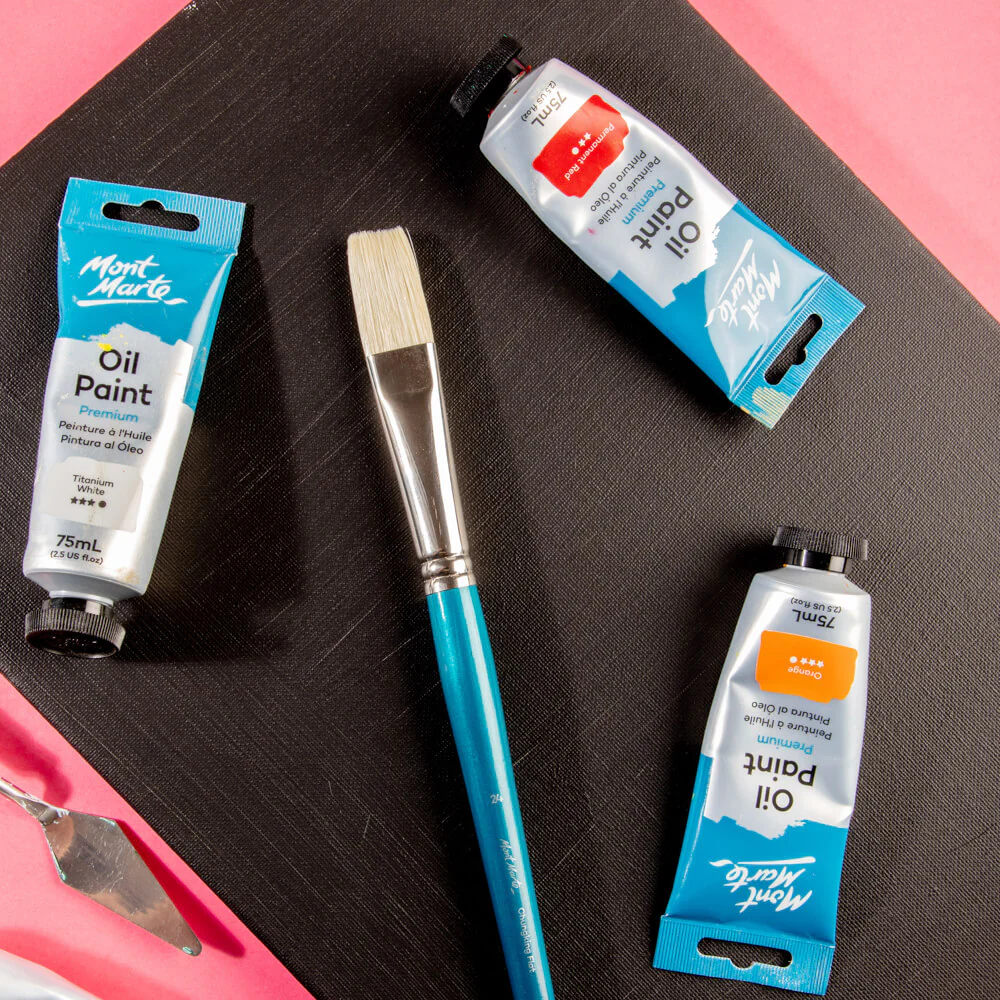 Artist Oil Brush Premium Chungking Flat 24 - Image 9